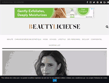 Tablet Screenshot of beautylicieuse.com